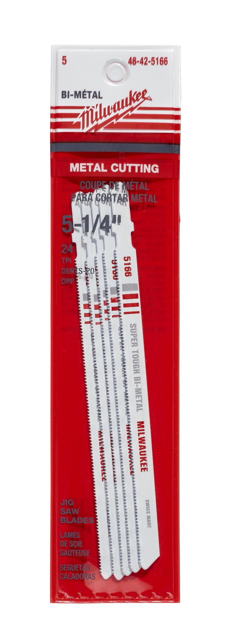 5-1/4 in. 24 TPI Bi-Metal Jig Saw Blade - 5 Pack