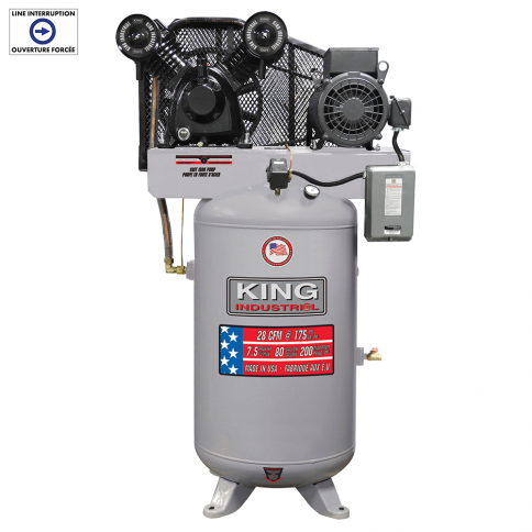 High Output 7.5 Peak HP 80 Gallon Air Compressor