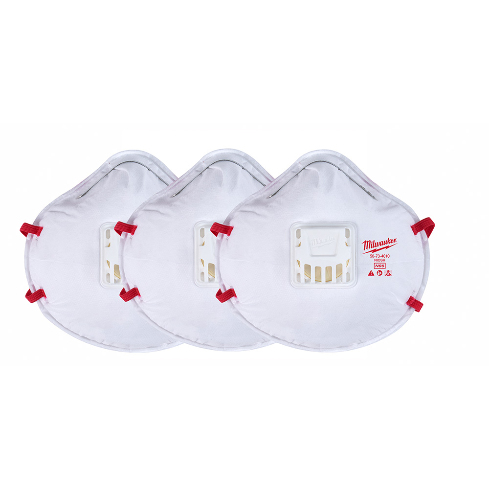 N95 Valved Respirator - 3 Pack