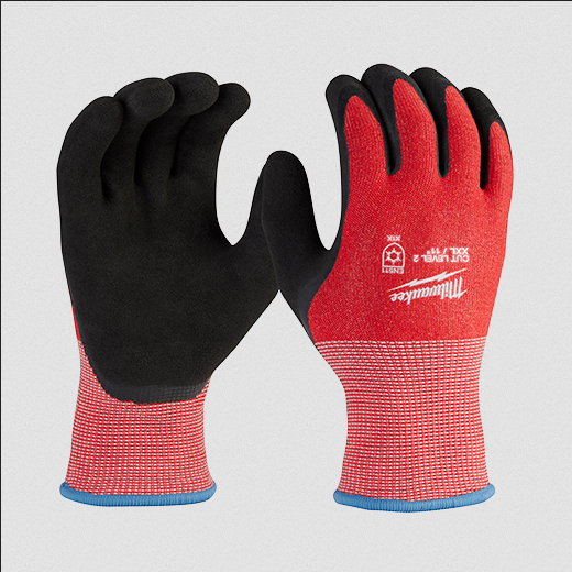Cut Level 2 Winter Dipped Gloves - Size XXL - 1 Pack