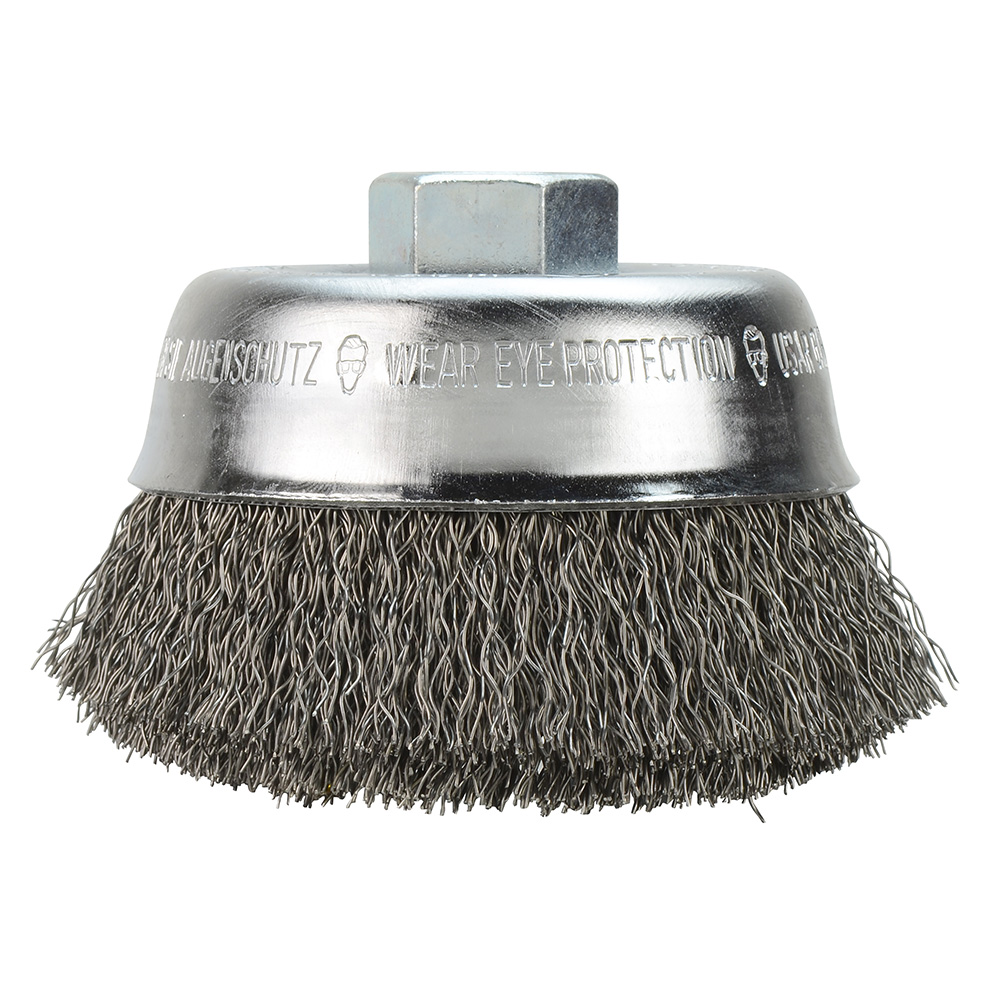 3-1/2 in. Carbon Steel Crimped Wire Cup Brush