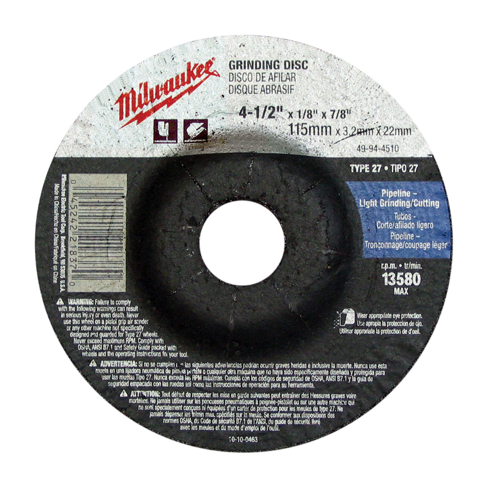 12 in. x 1/8 in. x 20 mm Cut-Off Wheel (Type 1) (10 PACK)