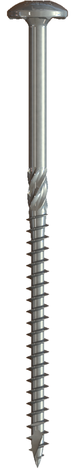 STAINLESS STEEL CONSTRUCTION SCREWS 5/16 X 3" (40PCS)