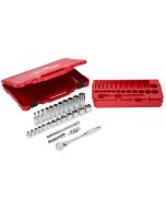 3/8 in. Drive Ratchet & Socket Set- SAE - 28 Piece