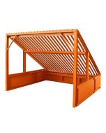 12' Heavy Duty Grizzly Rock Screen with Adjustable Deck Bars