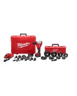 M18 18 Volt Lithium-Ion Cordless Force Logic 10-Ton Knockout Tool 1/2 in. to 4 in. Kit