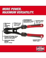 Bolt Cutters with POWERMOVE™ Extendable Arms