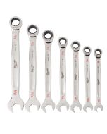 7pc Ratcheting Combination Wrench Set - SAE