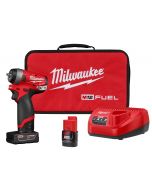 M12 FUEL 12 Volt Lithium-Ion Brushless Cordless Stubby 1/4 in. Impact Wrench Kit
