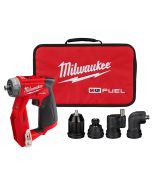 M12 FUEL 12 Volt Lithium-Ion Brushless Cordless 4-in-1 Installation 3/8 in. Drill Driver W/ 4 Tool Head - Tool Only