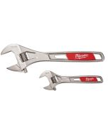 6 in. & 10 in. Adjustable Wrench - 2 pack