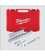 1/2" Drive 28pc Ratchet & Socket Set – Metric