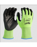 High Visibility Cut Level 2 Polyurethane Dipped Gloves - Size XL - 12 Pack