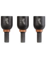 SHOCKWAVE 7/16 in. Insert Nut Driver  - 3 Pack