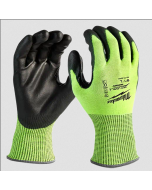 High Visibility Cut Level 4 Polyurethane Dipped Gloves - Size Large - 1 Pack