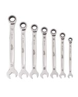 7pc Ratcheting Combination Wrench Set - Metric