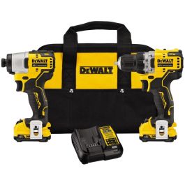 Dewalt DCK221F2 12V MAX XCS 2 TOOL (DCD701, DCF801) W/ 2 BATTERIES