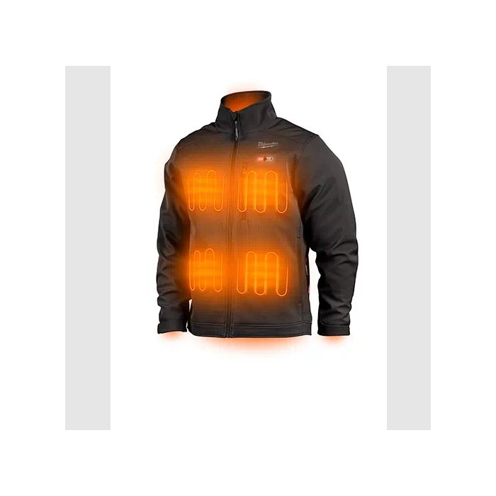 Milwaukee 204B 21L M12 Heated TOUGHSHELL Jacket Black Large