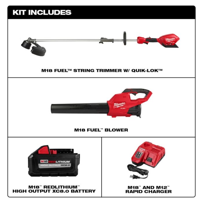 Milwaukee 3000 21 M18 FUEL 2 Tool Combo Kit