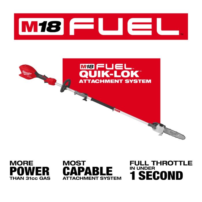 Milwaukee 3016 21PS M18 FUEL Pole Saw w QUIK LOK Kit