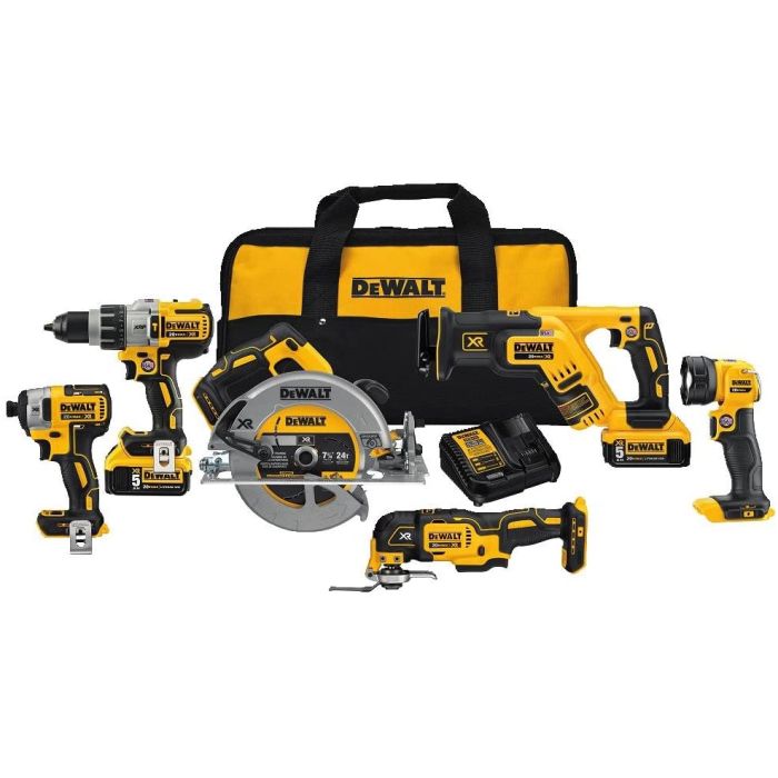 Dewalt DCK675D2 20V MAX BRUSHLESS 6 TOOL KIT
