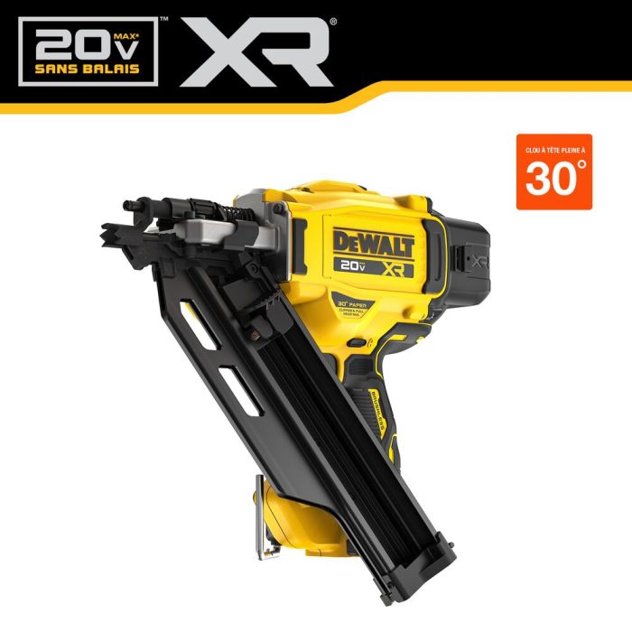 Dewalt DCN930B DEWALT 20V MAX Brushless Cordless 30 Paper Tape Framing Nailer Bare Tool