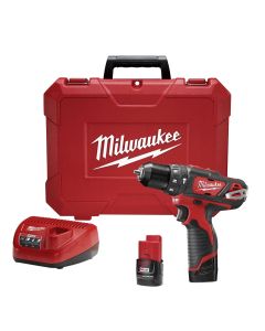M12 12 Volt Lithium-Ion Cordless 3/8 in. Hammer Drill/Driver Kit