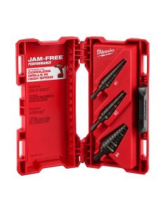 3-Piece Step Drill Bit Set