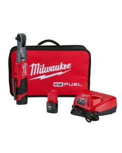 M12 FUEL 12 Volt Lithium-Ion Brushless Cordless 3/8 in. Ratchet Kit