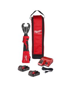 M18 18 Volt Lithium-Ion Cordless FORCE LOGIC 6T Linear Utility Crimper Kit w/ Kearney Jaw