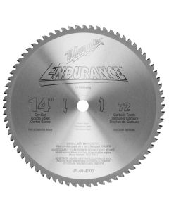 14 in. 72 Tooth Dry Cut Carbide Tipped Circular Saw Blade