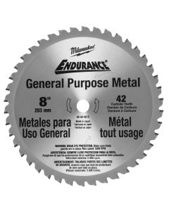 8 in. 42 Tooth Dry Cut Cermet Tipped Circular Saw Blade