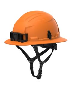 BOLT™ Orange Full Brim Non-Vented Safety Helmet – Type 2, Class E