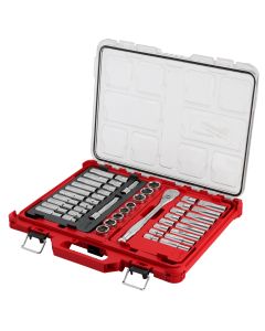 47pc 1/2" Drive Ratchet & Socket Set with PACKOUT™ Low-Profile Organizer