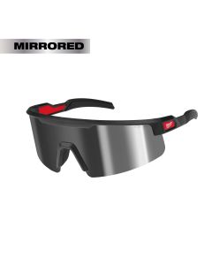 Wrap Around Safety Glasses - Mirrored Anti-Scratch Lenses