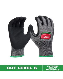 Cut Level 6 High-Dexterity Nitrile Dipped Gloves - Small