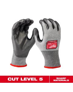 Cut Level 5 High-Dexterity Polyurethane Dipped Gloves - Small