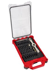 38PC Metric Tap & Die PACKOUT™ Set w/ Hex-LOK™ 2-in-1 Handle