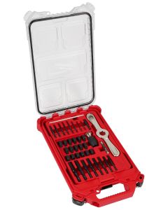 38PC SAE Tap & Die PACKOUT™ Set w/ Hex-LOK™ 2-in-1 Handle