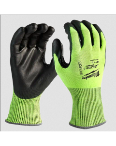 High Visibility Cut Level 4 Polyurethane Dipped Gloves - Size XL - 1 Pack