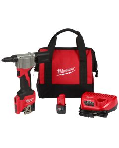M12 12 Volt Lithium-Ion Brushless Cordless Rivet Tool Kit