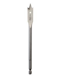 Flat Boring Bit 1/2 in. x 6 in.