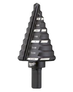 #5 Step Drill Bit, 1/4 in. - 1-3/8 in. x 1/8 in.