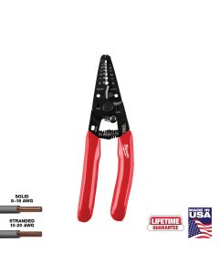 8-20 AWG Dipped Grip Wire Stripper & Cutter (USA)