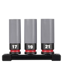 49-66-7830 NEW SHOCKWAVE Impact Duty™ 1/2 Drive Metric 3PC Lug Nut Wheel Socket Set