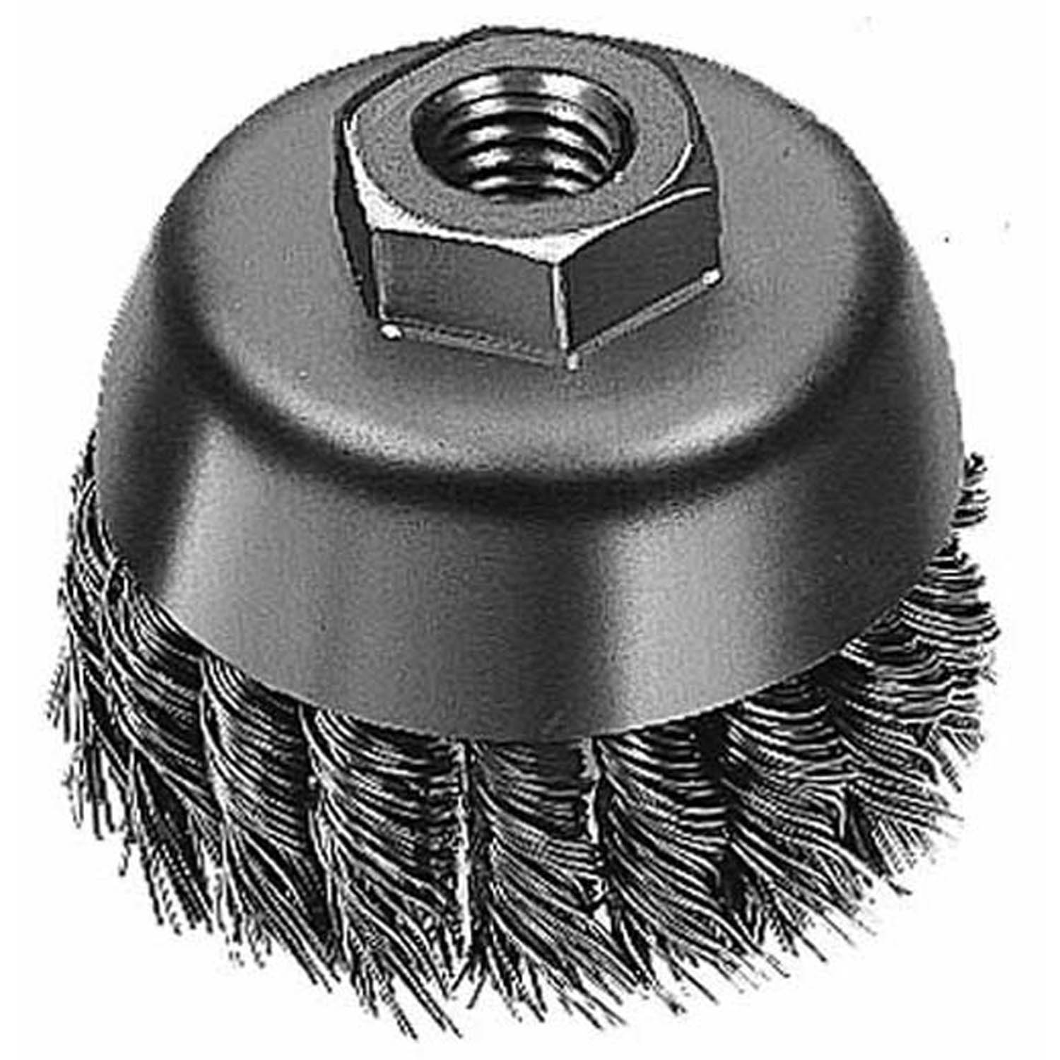6 in. Carbon Steel Knot Wire Cup Brush