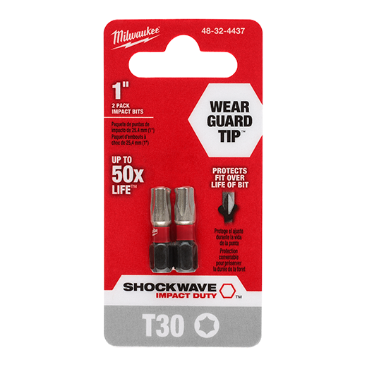 SHOCKWAVE™ 1" T30 Impact Bit 2PK