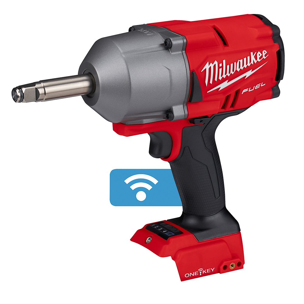 M18 FUEL ONE-KEY 18 Volt Lithium-Ion Cordless 1/2 in. Extended Anvil Controlled Torque Impact Wrench - Tool Only