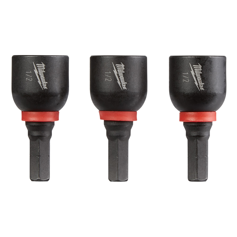 SHOCKWAVE 1/2 in. Insert Nut Driver  - 3 Pack