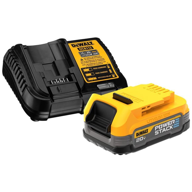 20V MAX* STARTER KIT WITH DEWALT POWERSTACK™ COMPACT BATTERY AND CHARGER